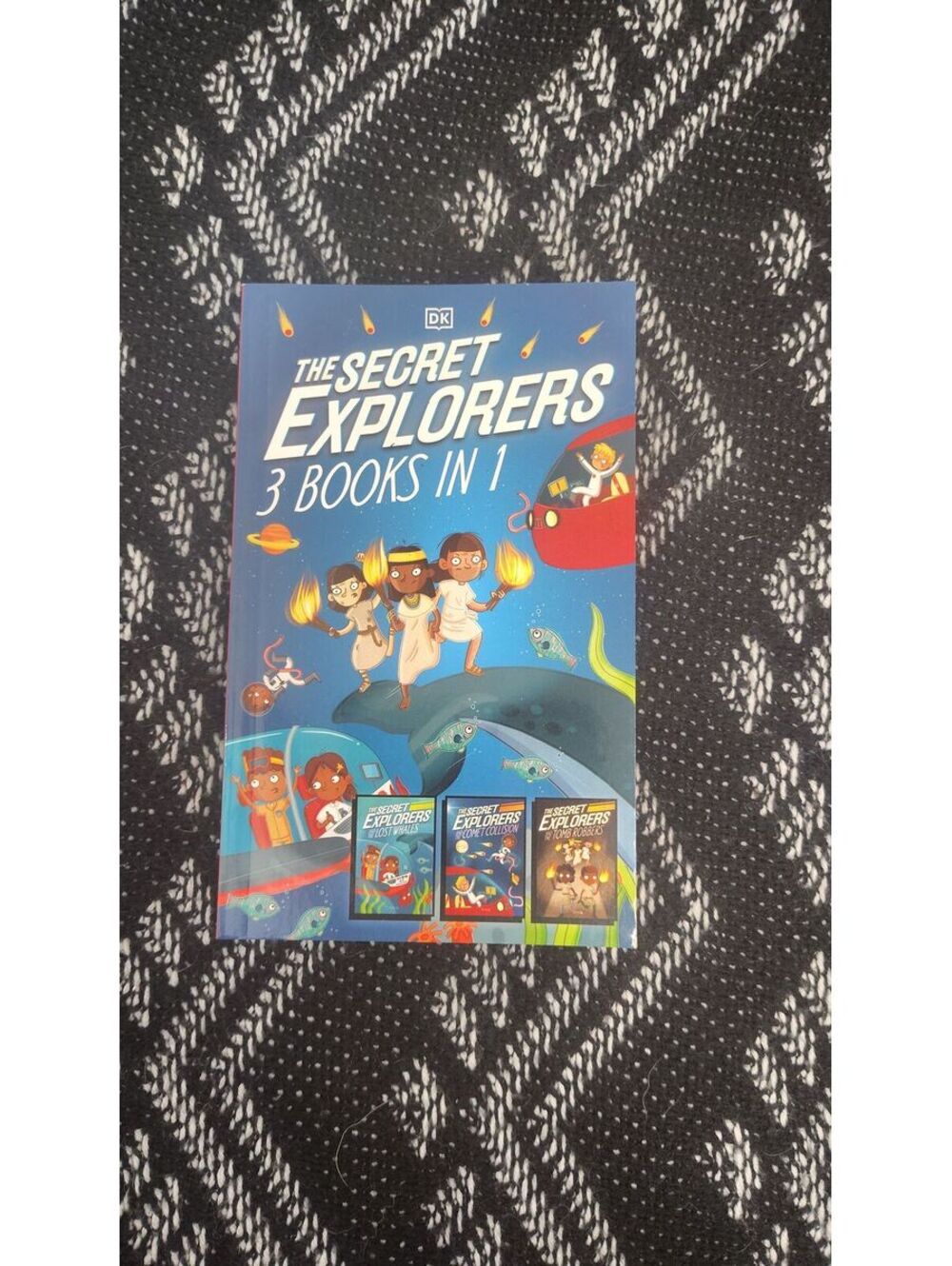 The Secret Explorers 3 Books in 1 SJ King Lost Whales Comet Tomb Robbers DK
